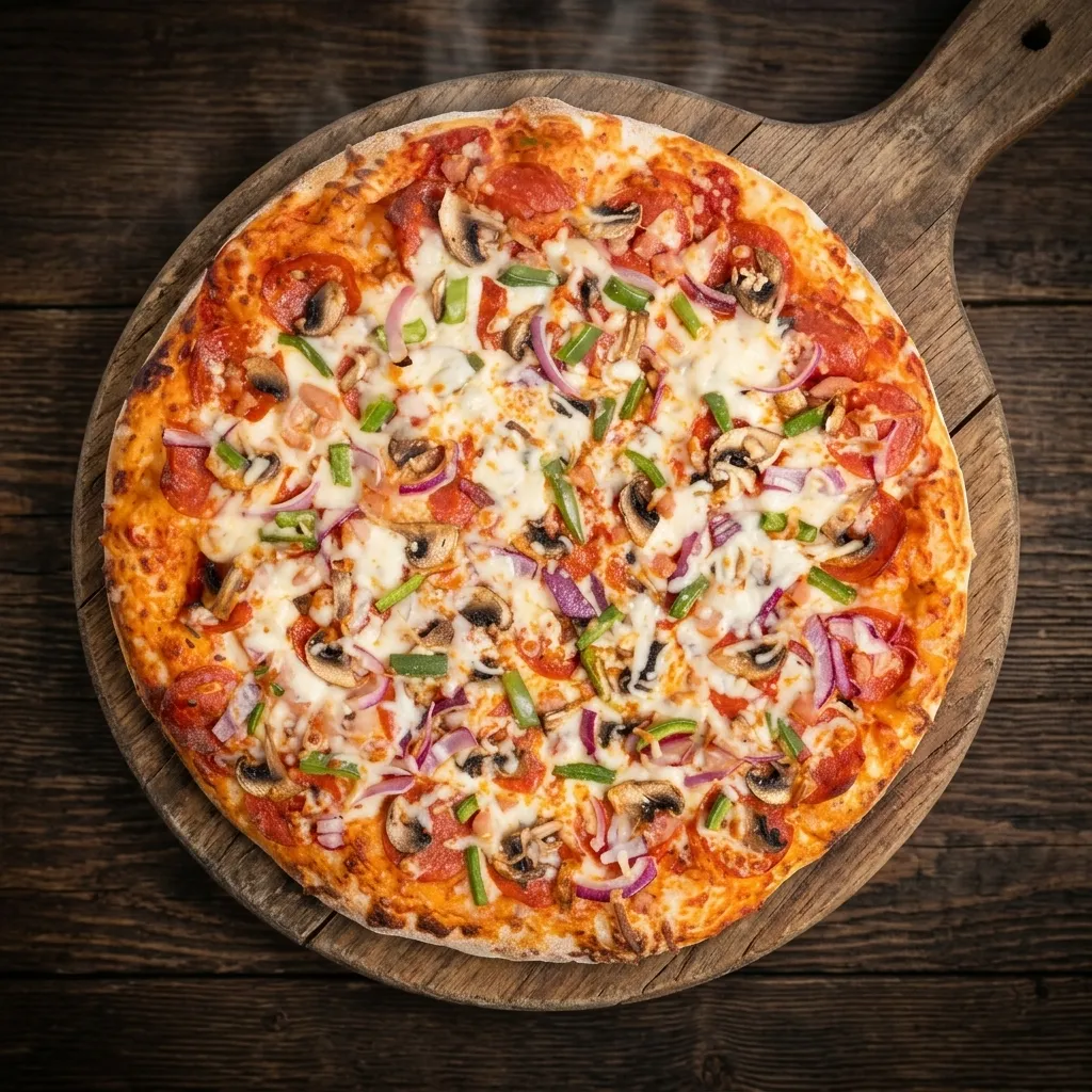Butter Chicken Pizza at Pizza On 66 Mill Woods Edmonton